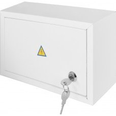 Шкаф металлический e.mbox.stand.n.12.z, под 12 модулей, навесной, с замком, e.next