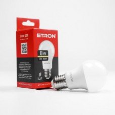 Лампа 1-ELP-009 A55 8W 3000K E27  ETRON