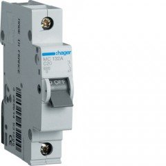 Автоматичний вимикач MC106A (1р,С,6А) Hager