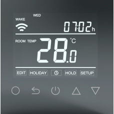 Термостат цифровой HC90 Wi-Fi Черный Heatcom