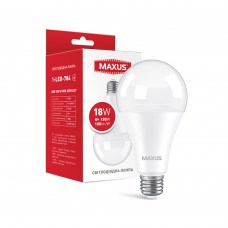 Лампа светодиодная MAXUS 1-LED-784 A80 18W 4100K 220V E27