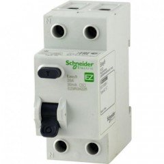 EZ9 Дифференциальный выключатель, 2Р; 0,01А; 25А; ТИП АС, Schneider electric