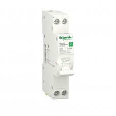 Дифференциальный автоматический выключатель RESI9 6kA 1M 1P+N 10A C 30mA АC, Schneider electric