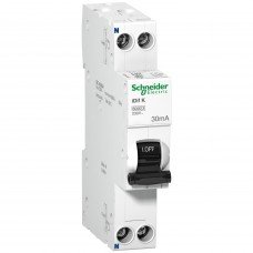 Дифференциальный автоматический выключатель iDif K 1P+N C25A/0,03A 6kA AC, Schneider electric