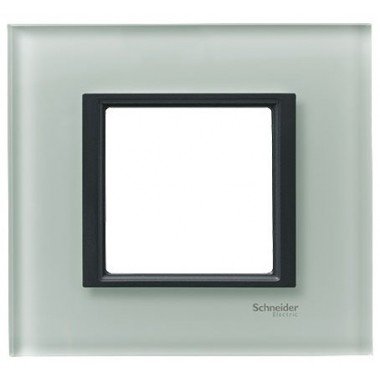 Рамка 1-постовая Schneider Electric Unica CLASS, матовое стекло - описание, характеристики, отзывы
