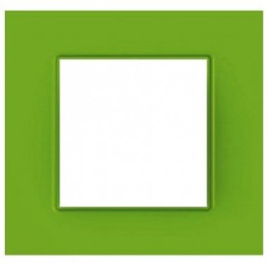 Рамка 1-постовая  Schneider Electric Unica Quadro,  "Bio" (зелёный) - описание, характеристики, отзывы