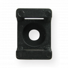 Площадка для стяжки до 8 мм под шуруп черная (уп. 100шт) ZIPLEX