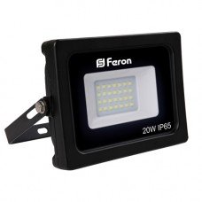 Прожектор LED FERON LL-520 28LEDS 20W  6400K 230V (181х148х34mm) Черный  IP 65 (1600 lm)