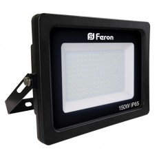 Прожектор LED FERON LL-570 135LEDS 150W  6400K 230V (411х313х51mm) Черный  IP 65 (12000 lm)