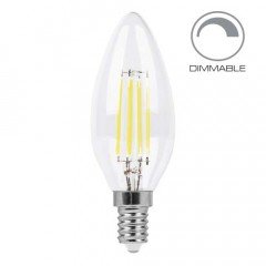 Лампа светодиодная FERON свеча LB-68  dimm C37 230V 4W 400Lm  E14 2700K