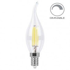 Лампа светодиодная FERON свеча LB-69  dimm C37 230V 4W 400Lm  E14 2700K