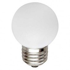 Светодиодная лампа шар G45 LB-37 230V 1W E27 6400K белая, FERON
