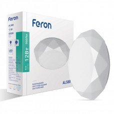 Светильник LED FERON AL588 12W круг накладной 960Lm 5000K 270*85mm