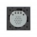 Сенсорный выключатель Livolo на 2 канала, цвет черный, стекло (VL-C702-12) - описание, характеристики, отзывы